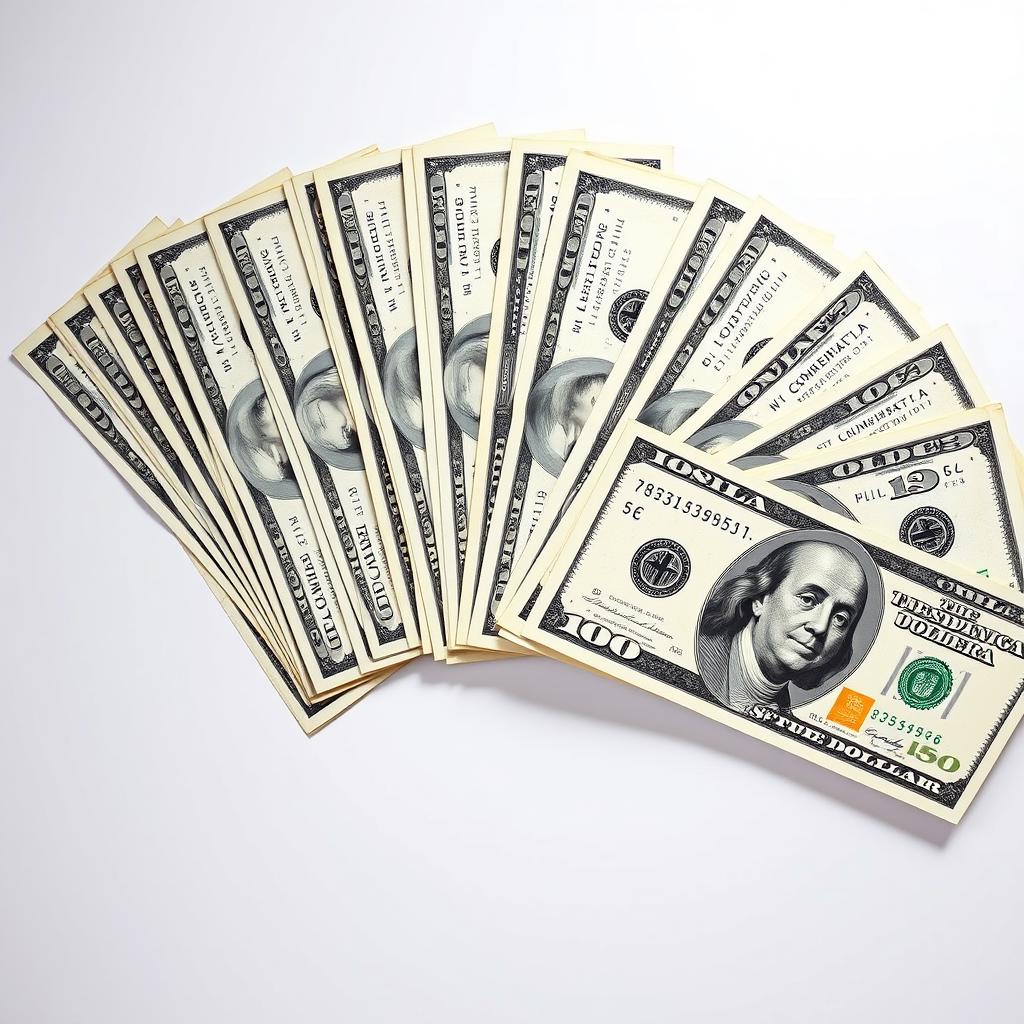 Modern paper currency representing fiat money backed by government decree Modern paper currency representing fiat money backed by government decree